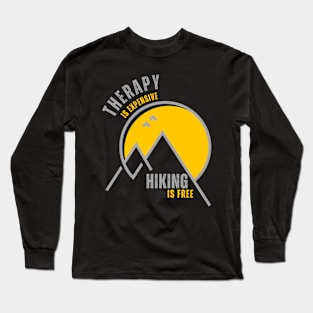 Nature's Healing Lines: Hike to Freedom Long Sleeve T-Shirt